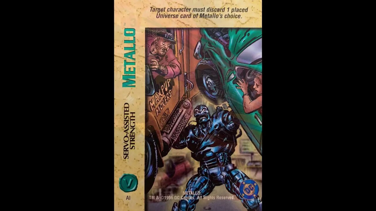 DC COMIC OVERPOWER CARDS!!!