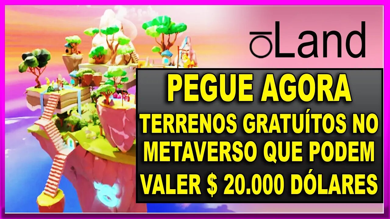 PEGUE AGORA TERRENOS NO METAVERSO QUE PODEM VALER ATÉ $20 000 DÓLARES !!!