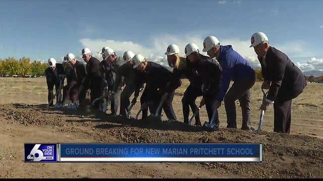 Ground breaking for new Marian Pritchett School