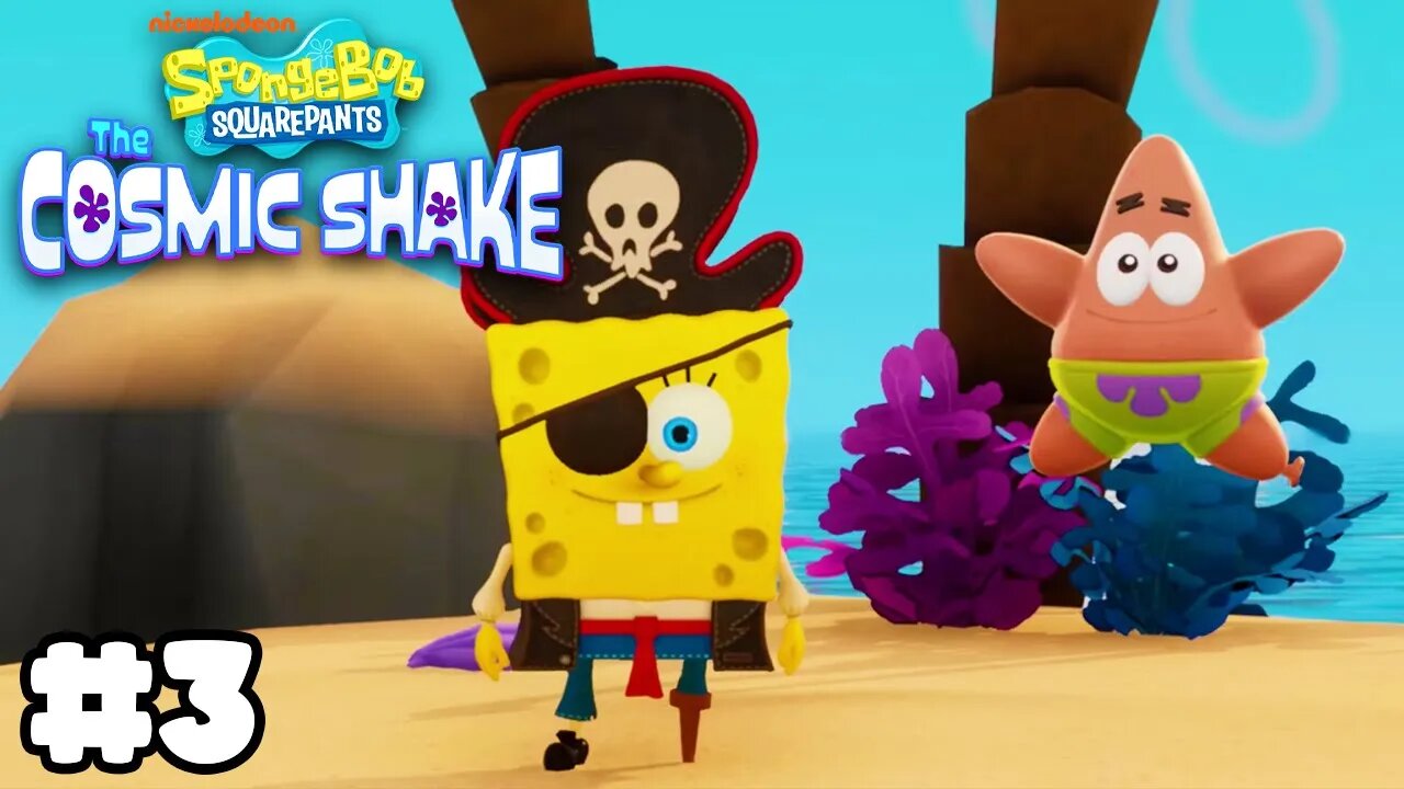 SPONGEBOB SQUAREPANTS: THE COSMIC SHAKE Gameplay Walkthrough Part 3 - No Commentary (FULL GAME)