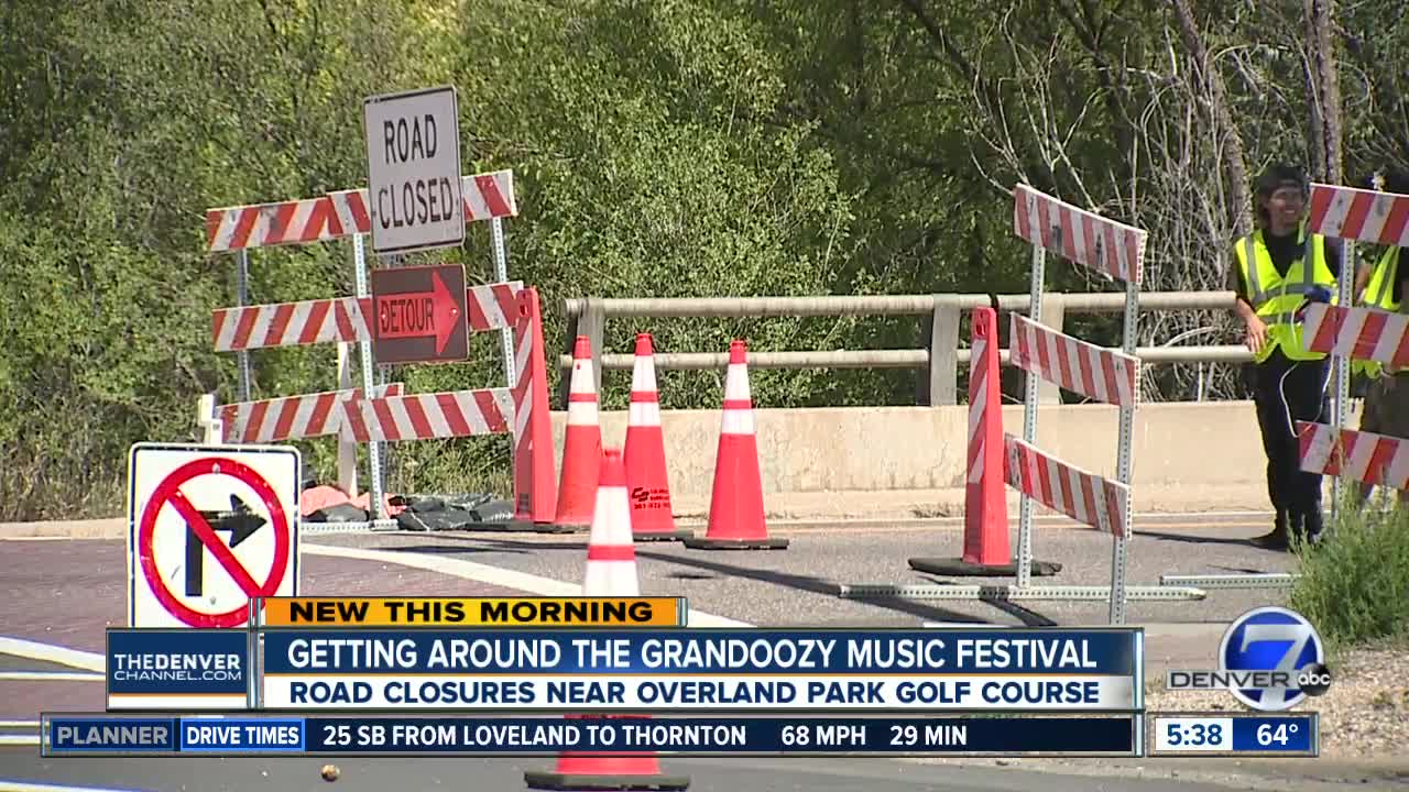 Road closures start for Grandoozy Music Festival