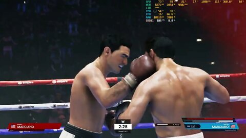 Undisputed Online Beta Ultra Settings 1440p Getting Whacked Around Like a Pinata 5900X 3080 Ti