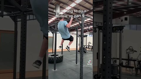 attempting to do a muscle up part 9 #gym #shorts