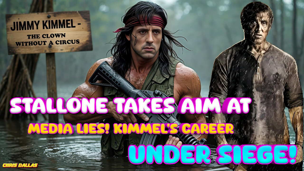 Stallone Takes Aim At Media Lies! Kimmel’s Career Under Siege! Rambo Ends Kimmel’s Show!