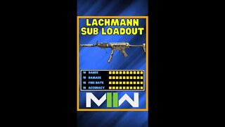 BEST LACHMANN SUB Loadout in MW2 😲 #shorts