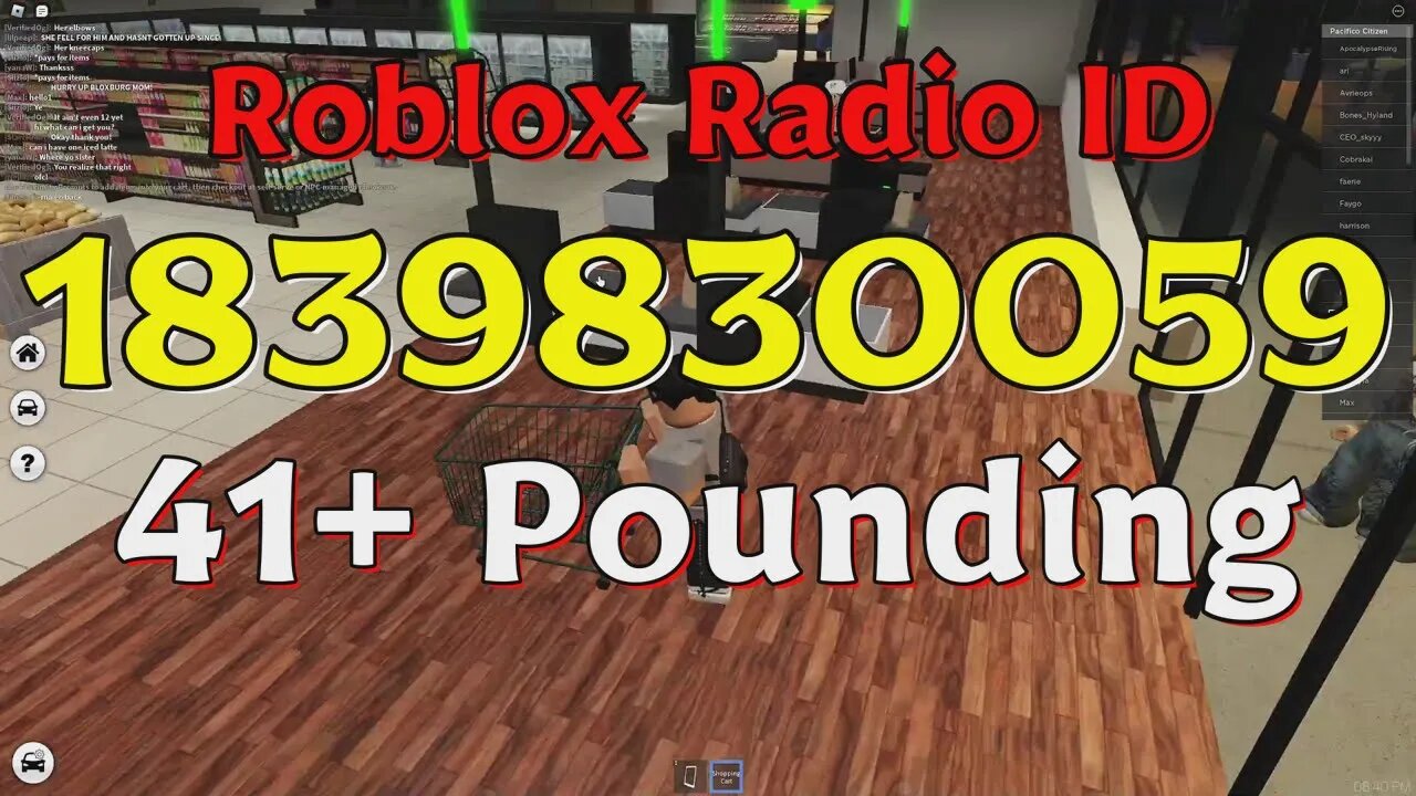 Pounding Roblox Radio Codes/IDs