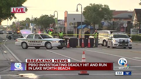 Pedestrian killed in Lake Worth Beach hit-and-run crash