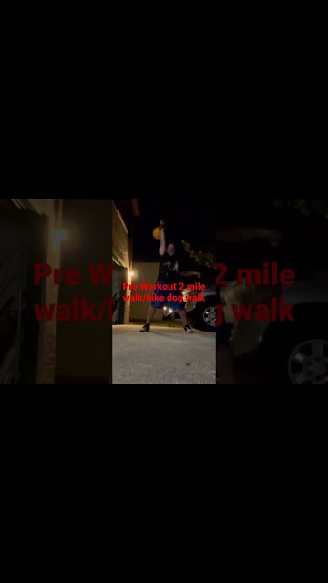Pre workout 2 mile dog walk hike #jumprope #kettlebell #onnit #shorts #fitness