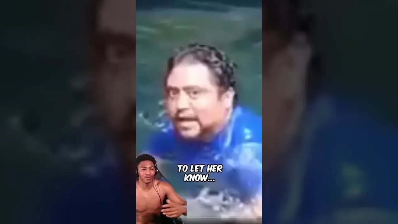 Swimming Life on the Edge #funny #crazy #shorts
