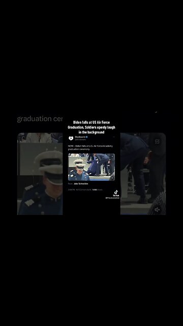 Biden falls again at US Air Force Academy graduation