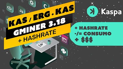 ⛏️😱 NOVO GMINER 3.18 - KASPA / DUAL ERGO + KASPA / MAIS RENTABILIDADE E PERFORMANCE