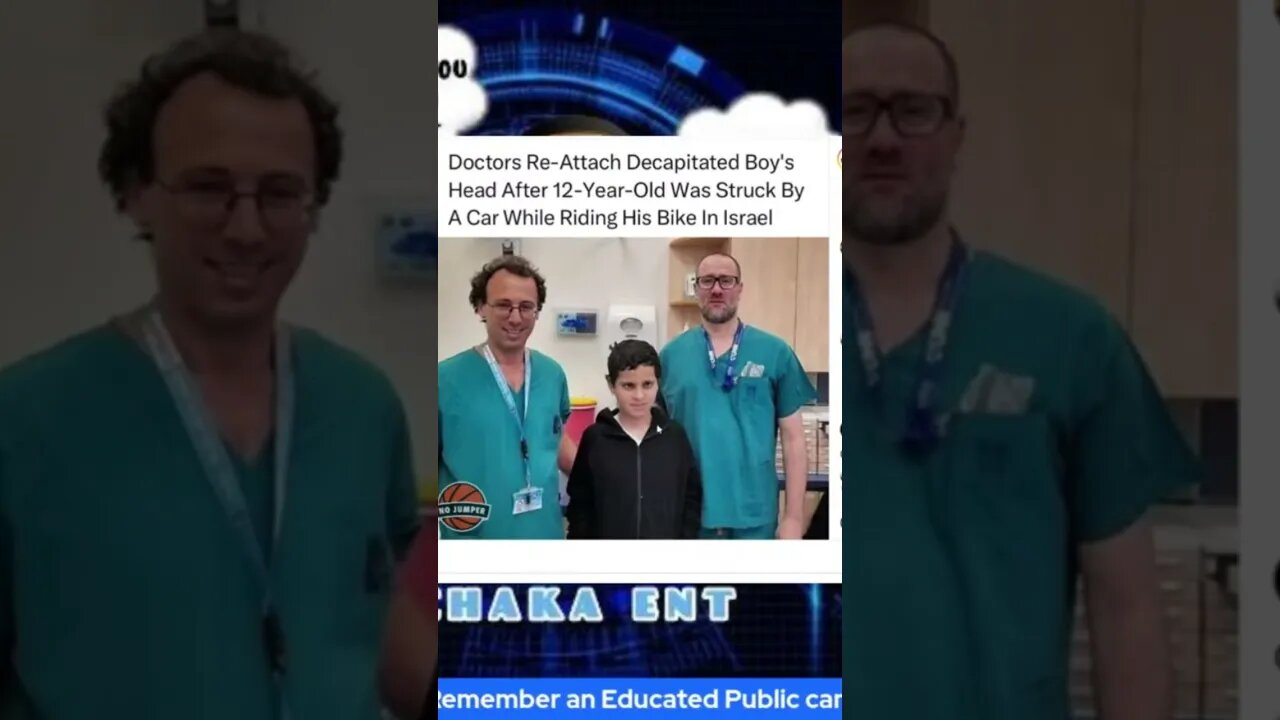 Scary story doctors te attached decapitated head