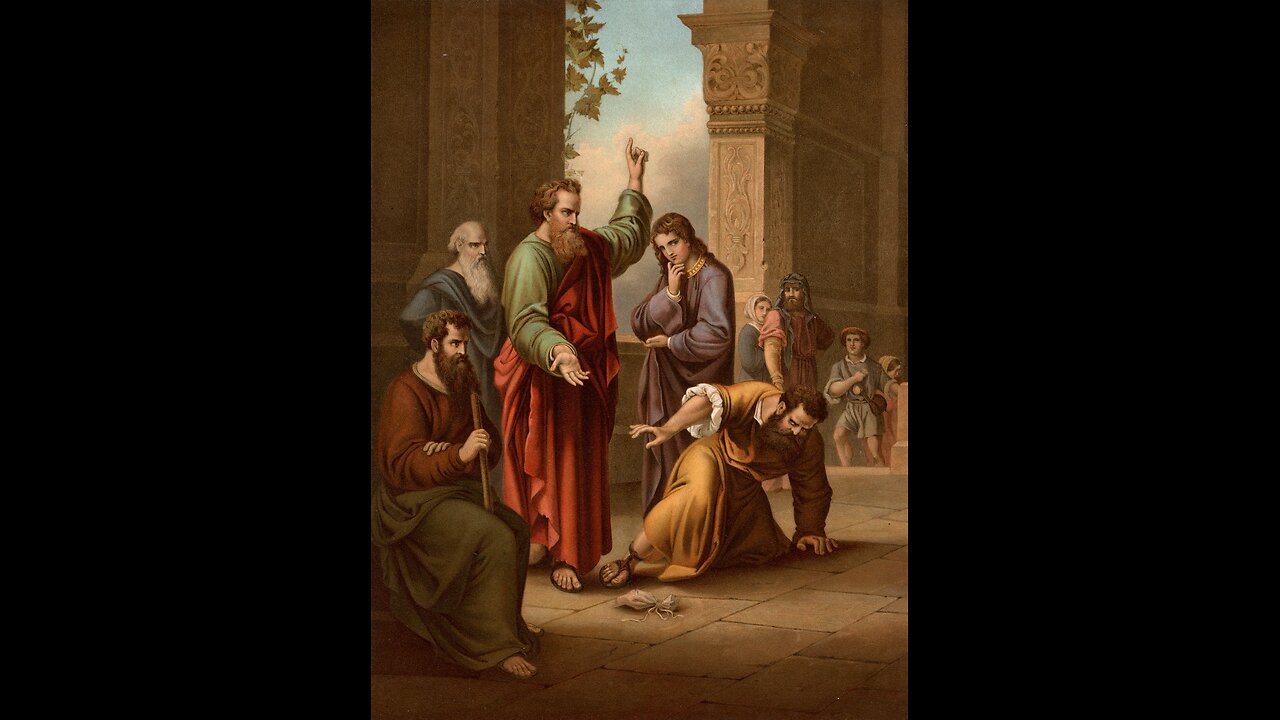 Acts 5: Ananias and Sapphira - Apostles Persecuted