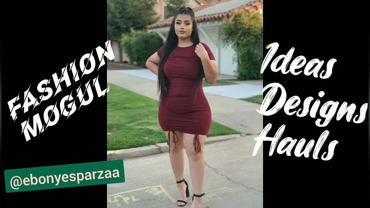 Fashion Mogul show talks about @ebonyesparzaa dress ideas