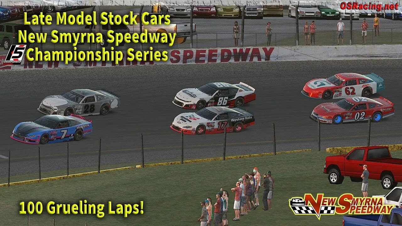 K5 Championship Late Model Stocks from New Smyrna Speedway - iRacing