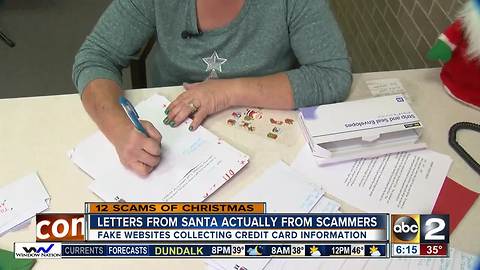 12 scams of Christmas: Fake websites claim to send kids letters from Santa