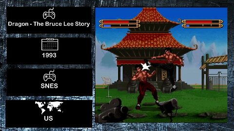 Console Fighting Games of 1993 - Dragon The Bruce Lee Story