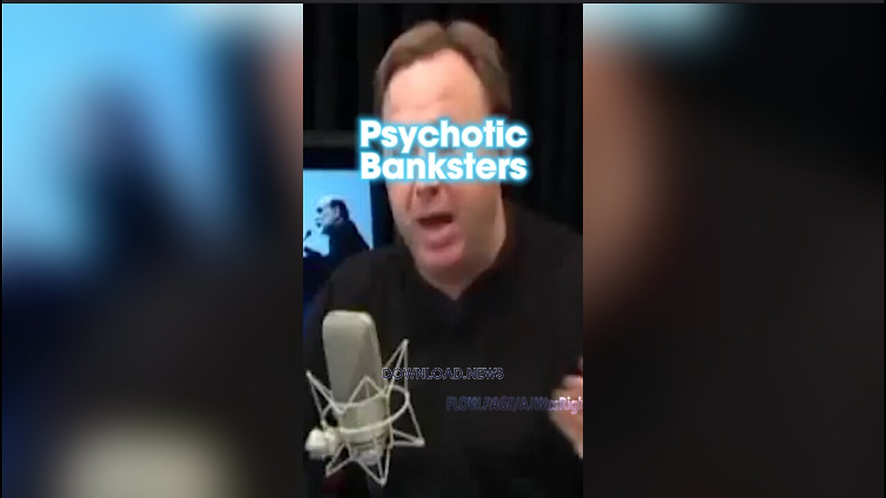 Alex Jones & G Edward Griffin: Psychotic Banksters Want To Put Everyone on Welfare For Total Control - 11/12/2009