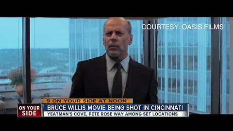 Bruce Willis movie being shot in Cincinnati