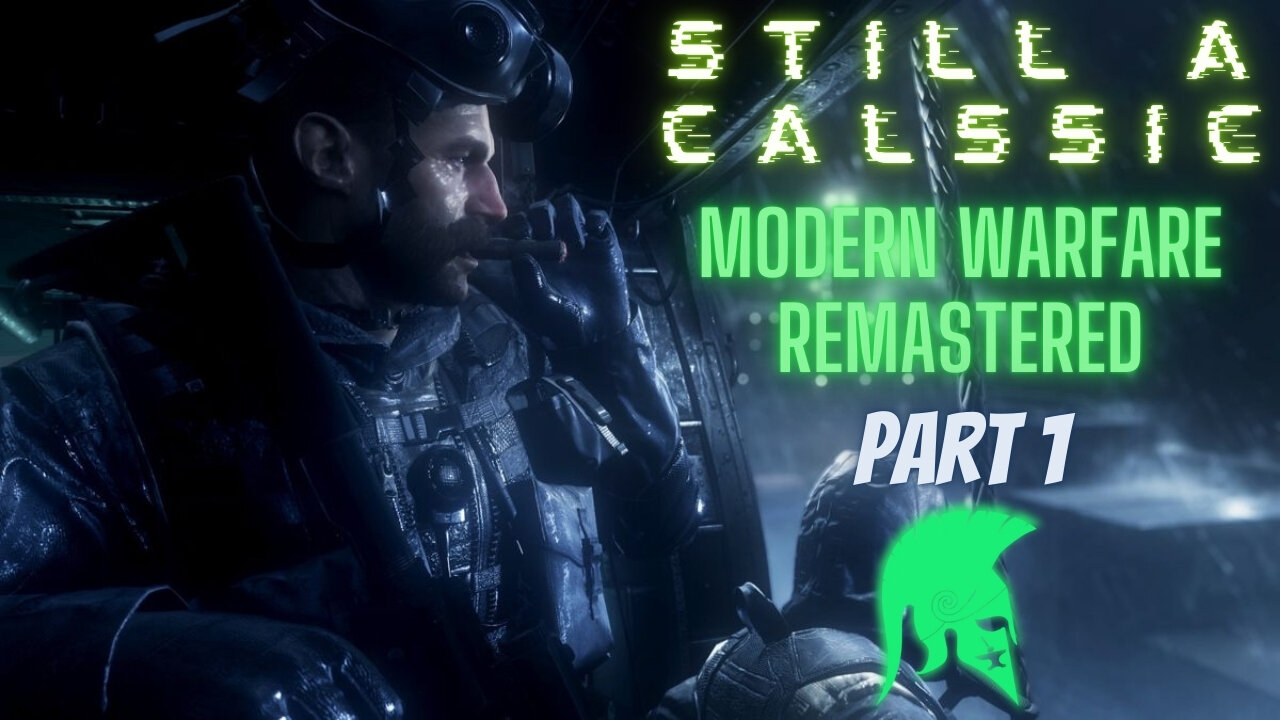 Nostalgic that's what I feel!! Call of duty 4 modern warfare remastered part 1