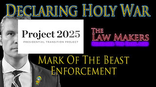 Declaring Holy War ~ Project 2025 ~ Mark of the Beast Enforcement by David Barron