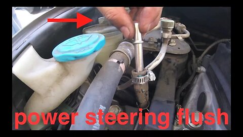 SIMPLE FLUSH Procedure POWER steering Honda Civic √ fix it angel