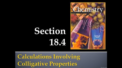 General Chemistry Section 18.4