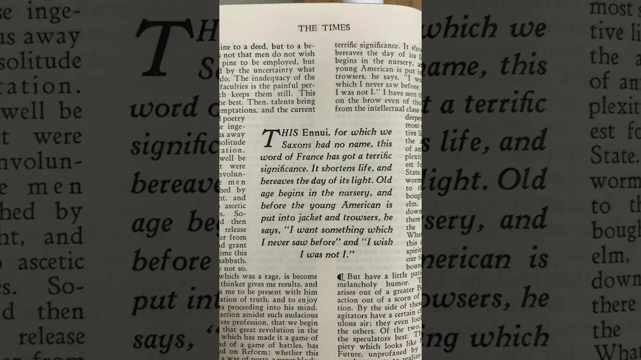 “Before the young American 🇺🇸 is put into jacket and trowsers…” -Ralph Waldo Emerson