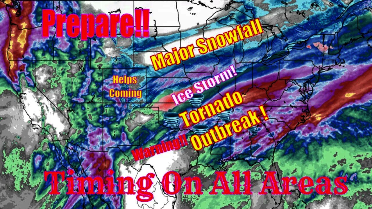 New Year Monster Storm Bringing Extreme Weather & Temperatures - The WeatherMan Plus