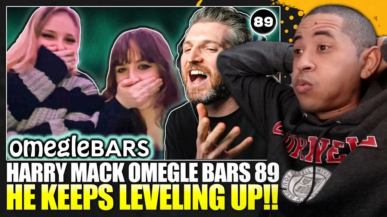 HE KEEPS LEVELING UP!! | Making Up Words | Harry Mack Omegle Bars 89 (Reaction)