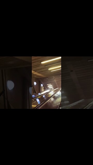 Futuristic artwork Masterpiece Montréal Metro #train #viralvideo #montreal #travel #shorts