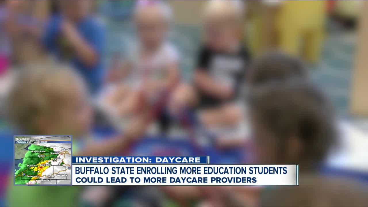 Buffalo State College bucking trend in enrollment of future teachers, daycare providers