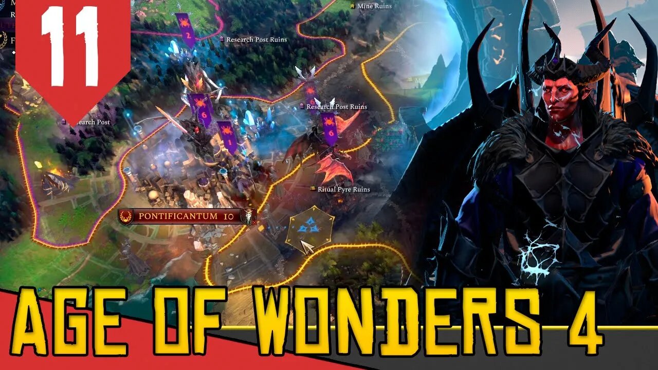 Em Direção ao GOL - Age of Wonders 4 Valley of Wonders #11 [Gameplay PT-BR]