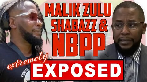 Exposing Malik Zulu Shabazz Like Never Before! He is Definitely Leading People To Slauter