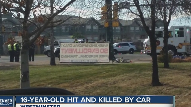 16-year-old hit, killed by car