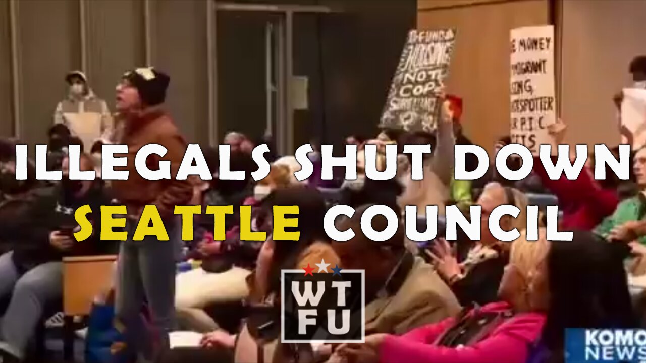 Illegals demanding more free housing shut down a Seattle City Council meeting