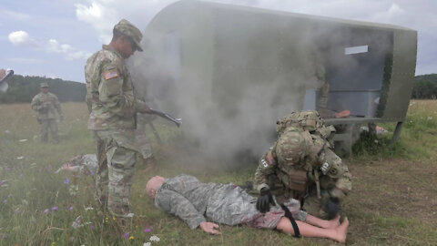 U.S. Army Europe and Africa Best Warrior Competition Medical Evacuation Day Two