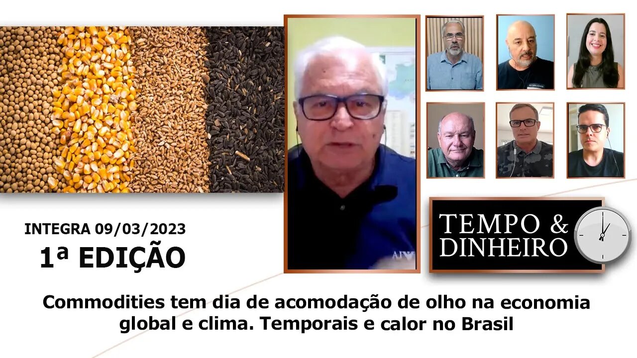 Commodities tem dia de acomodação de olho na economia global e clima. Temporais e calor no Brasil