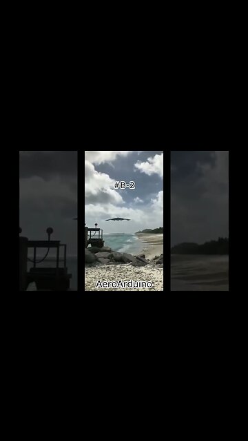 Amazed Watching Massive #B2 Stealth Bomber Landing Over My Head #Aviation #Fly #AeroArduino