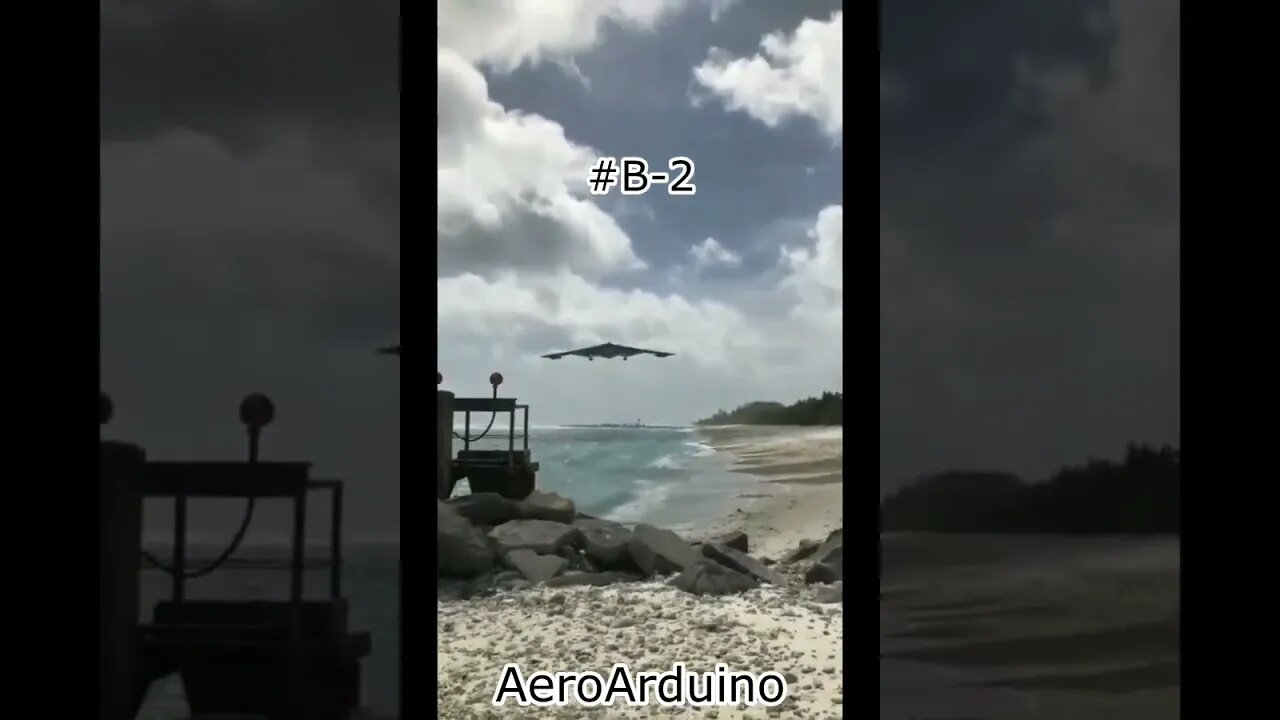 Amazed Watching Massive #B2 Stealth Bomber Landing Over My Head #Aviation #Fly #AeroArduino