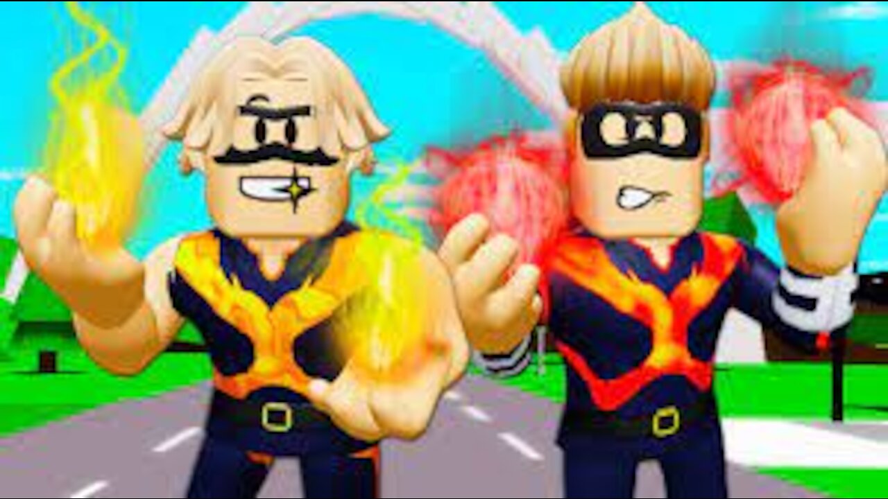 TWIN BROTHERS to SUPERHERO TWINS in Roblox BROOKHAVEN RP!!