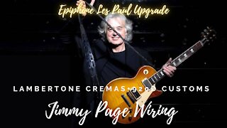 Epiphone Les Paul Upgrade: Lambertone Cremas +920D Jimmy Page Wiring Harness