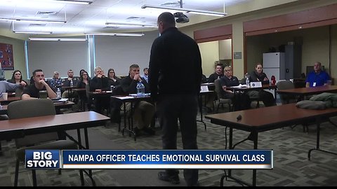 Nampa officer survived getting shot, now teaches 'Emotional Survival' class