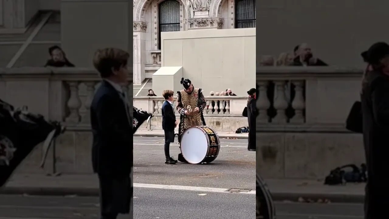 The drummer poses with his drum #Cenotaph