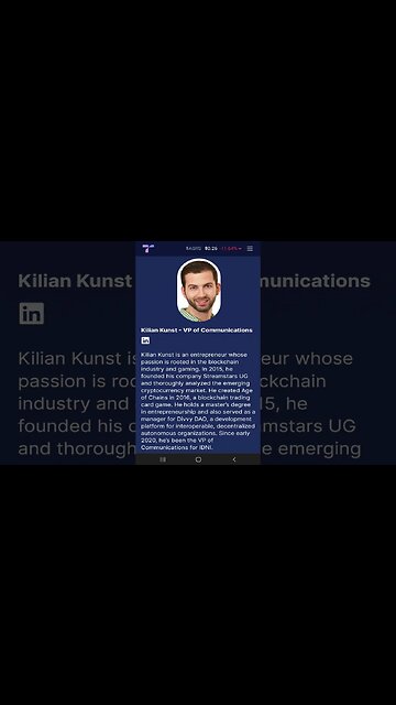 Tau Team - Kilian Kunst 💎 #shorts #TauTeam #VPCommunications