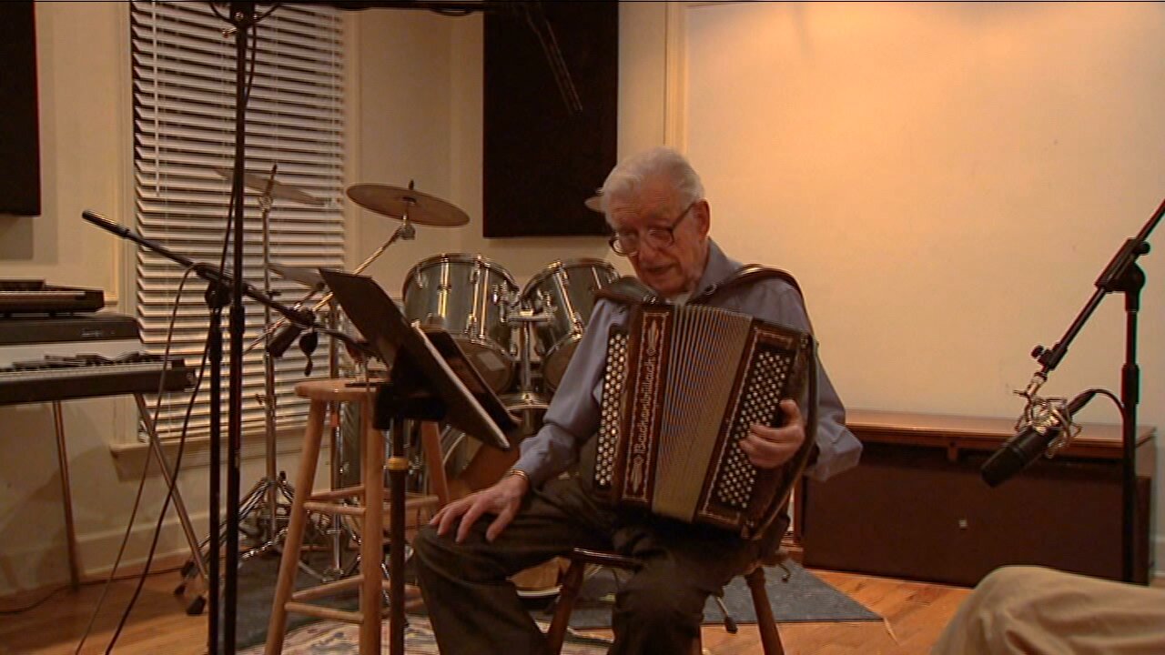 Adolf "Tony" Haartenstien plays a medley of German folk songs