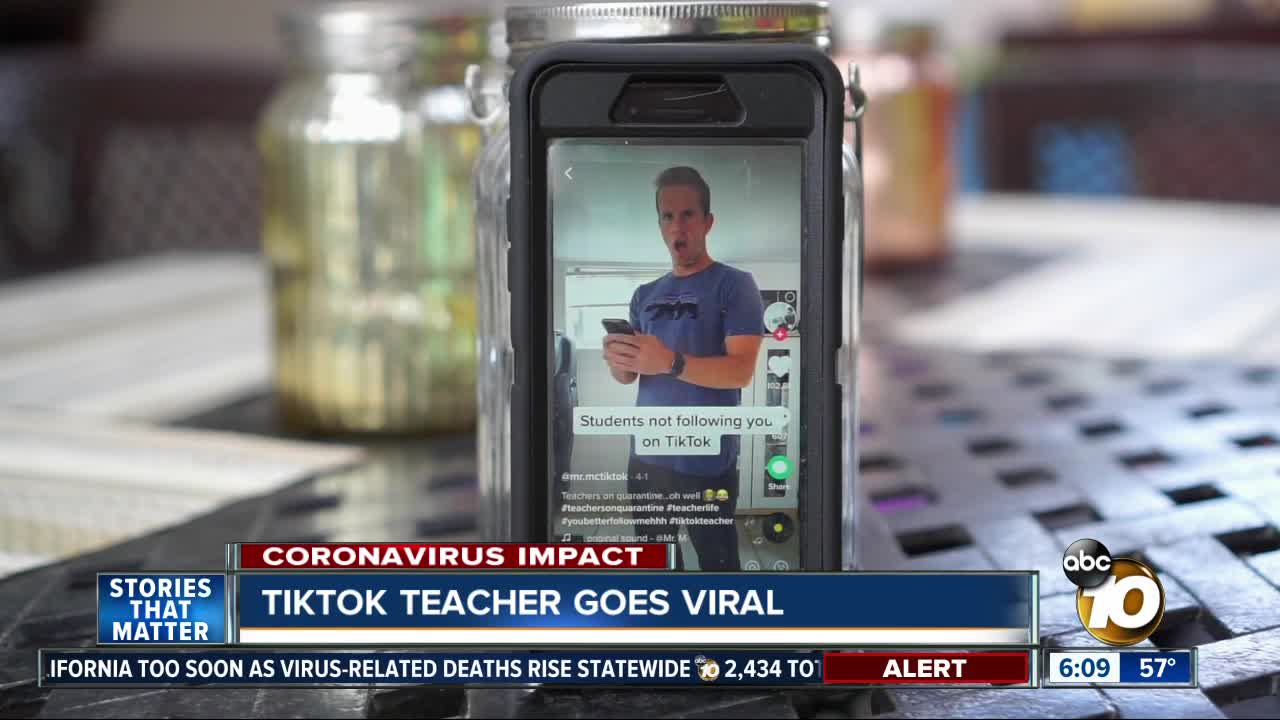 Teacher's TikTok profile goes viral amid Coronavirus Pandemic