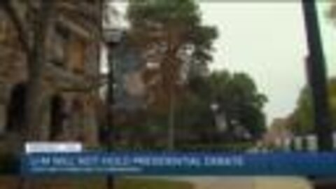 U-M will not hold presidential debate