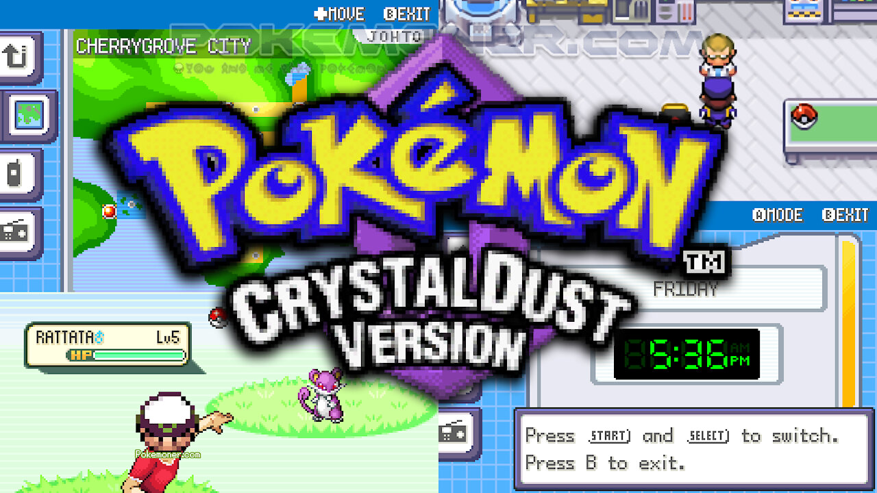 Pokemon Crystal Dust Version 3 - The Great Hack ROM came back! - Pokemoner.com