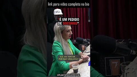 O ESPÍRITO DE ELIZA SAMUDIO - Chaline Grazik | PlanetaPodcast (Sobrenatural) #shorts